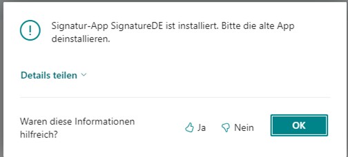 Uninstall old app