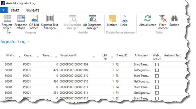 Request Log